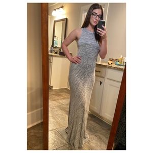 Heather gray maxi dress
